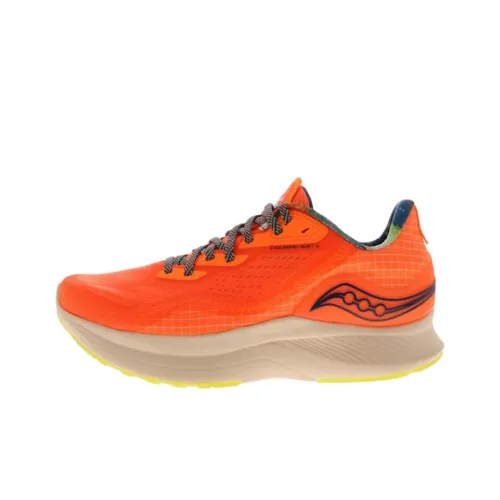 Saucony Endorphin Shift 2 Износостойкие Низкие Беговые кроссовки Унисекс Оранжевые