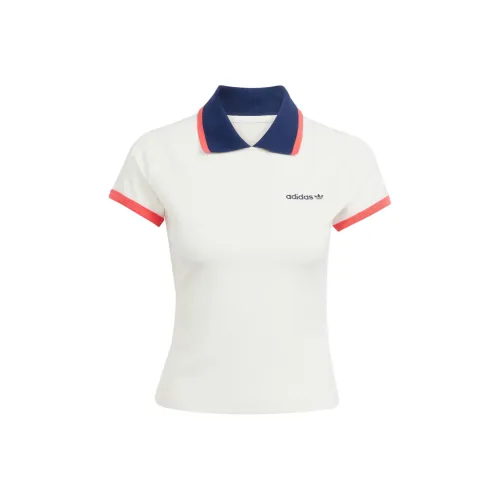 Adidas Originals Поло Женское Экрю