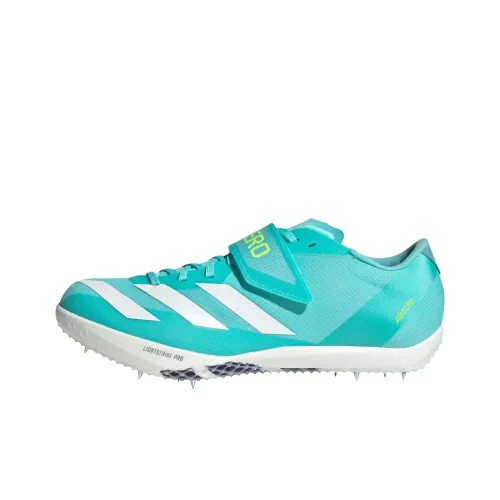 Adidas Adizero HJ Устойчивые к истиранию Низкие Беговые кроссовки Унисекс Зеленые