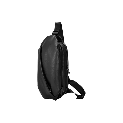 VIHUS Сумка через плечо из коровьей кожи стандартная унисекс черная