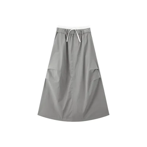 PEACEBIRD Повседневный Длинный Юбка Женские