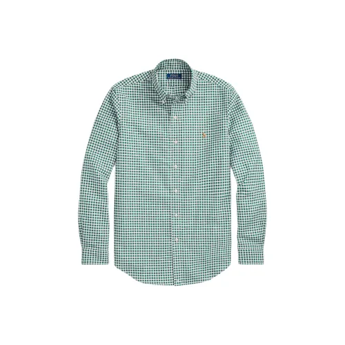 Polo Ralph Lauren Рубашка Classic Fit Мужская Зеленая