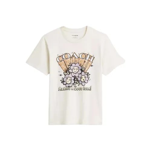 COACH SS25 Стандартная T-рубашка Женская