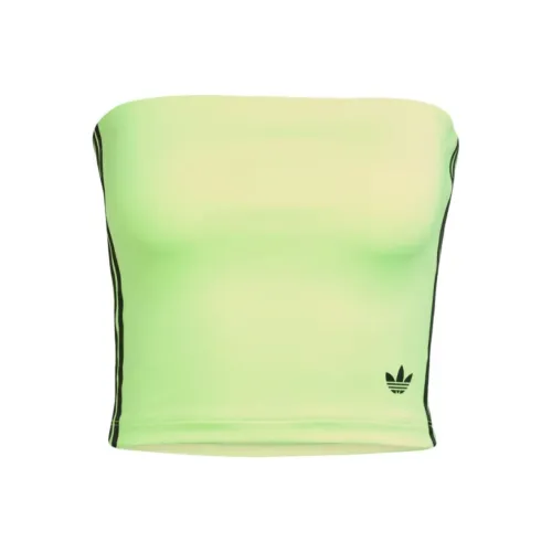 Adidas Originals Без бретелек Топ Женский Signal Зеленый