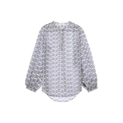 CELINE Romy SS25 Рубашка Женская Индиго