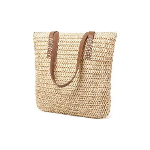 AOKANG Ткань Тоут Сумка Сумка для покупок Сумка на плечо Большая Женская Экрю