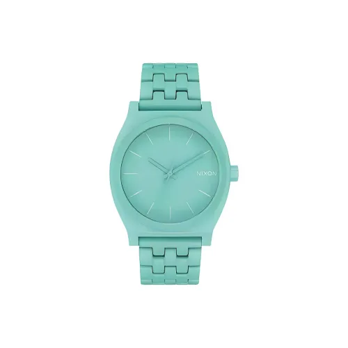 NIXON Наручные часы Кварцевый механизм Акриловый ремешок 37 мм Зеленый циферблат Женские часы