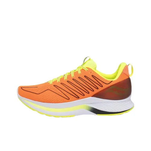 Saucony Endorphin Shift 4 Износостойкие Низкие Беговые кроссовки Унисекс Оранжевые