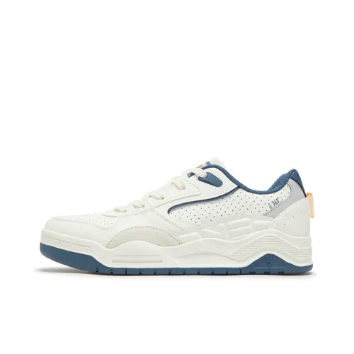 361° Легкий Low-Top Скейтборд Кроссовки Мужские Перо Белый Ностальгический Синий