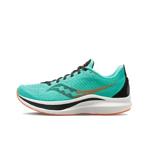 Saucony Endorphin Speed 2 Устойчивый к истиранию Низкий Топ Повседневные Беговые кроссовки Мужские Зеленые