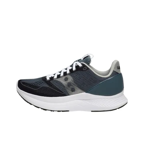 Saucony Endorphin Shift Амортизация Износостойкий Низкий Топ Беговые кроссовки Мужские Синий Серый Черный