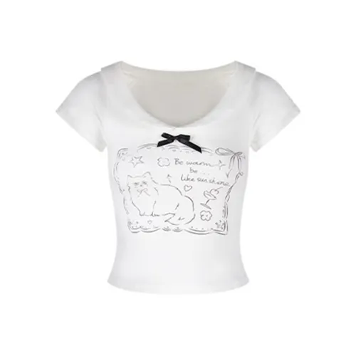 ERIRI Белые Женские Футболки