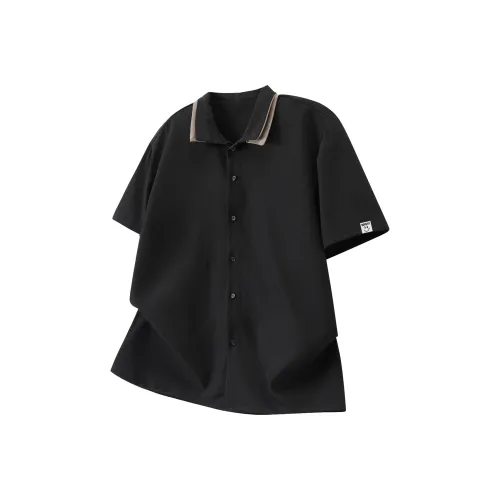 REMEFIT Черная унисекс рубашка