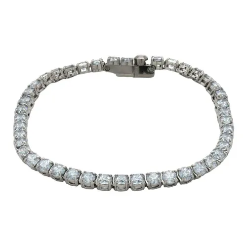 Swarovski Циркон Браслеты Женские Серебристые