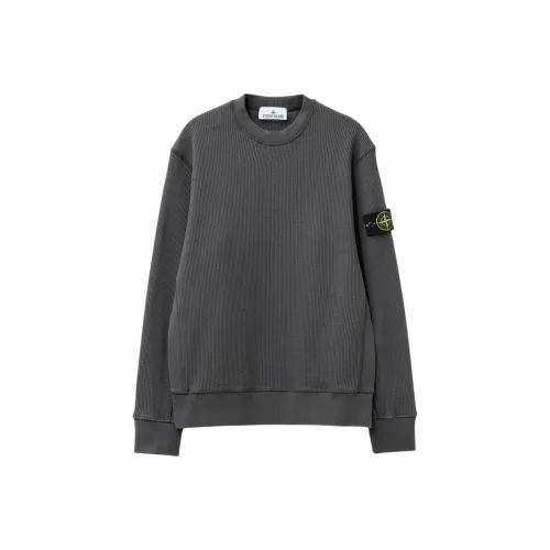 STONE ISLAND Толстовка Мужская Угольный Серый