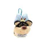 Пчелка Собака [Синий бант + Синий нагрудник + Светло-синий браслет]