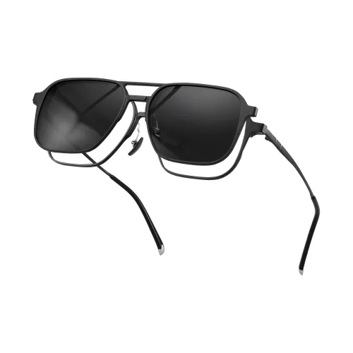 PULAIS Титан Квадратные Солнцезащитные Очки Унисекс