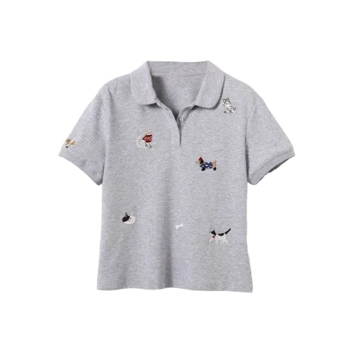 SETIROM Серые Женские Футболки