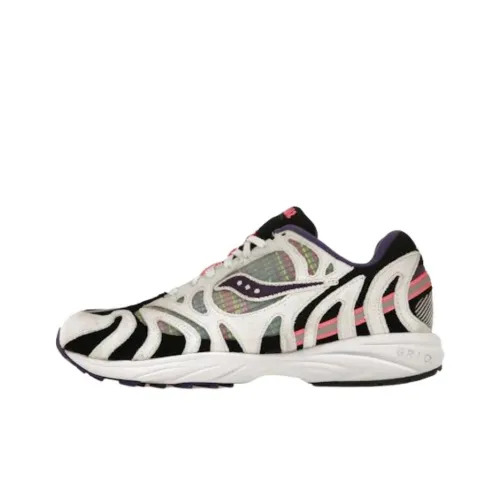 Saucony Grid Azura 2000 Устойчивый к истиранию Низкий Топ Casual Унисекс Бежевый