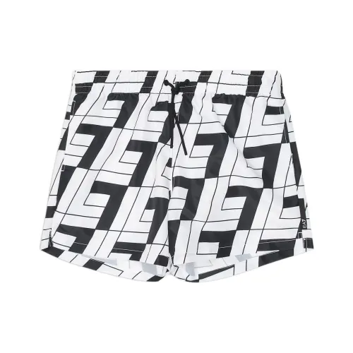 EMPORIO ARMANI EA7 Пляжные шорты Мужские Белые