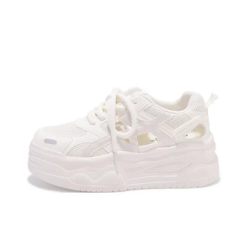 SNXR Износостойкие Низкие Топы Повседневная Обувь Женская Экрю