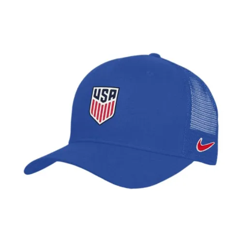 Nike 100% хлопок Кепки Унисекс Синий