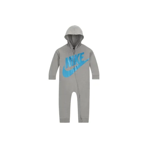 nike Комбинезон Металлик French Terry Gifting Coverall Темно-серый Infant And Toddler