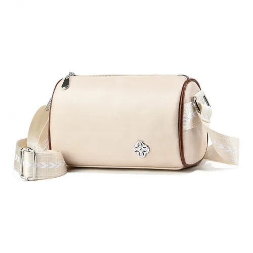 Boniu ПУ (полиуретан) Сумка через плечо Стандартная Женская Экрю