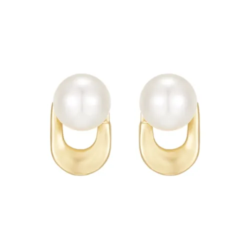 Fellala Искусственная жемчужина Серьги Женские Белые