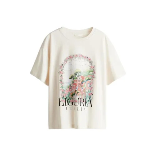 H&M Крем Женские Футболки