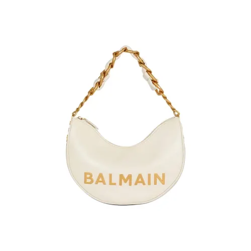 BALMAIN Телячья кожа Сумка Женская Белая