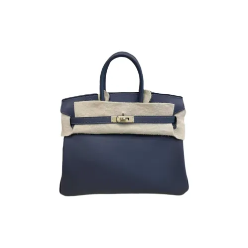 HERMES Birkin Коровья кожа Сумка Birkin Сумка Женская 85 Ардоиз Темно-сланцевый серый