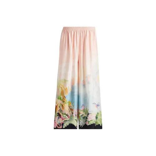 H&M Светло-розовый / Hummingbird Женские Повседневные Брюки