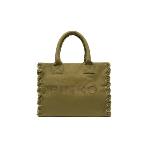 PINKO Хлопок Тоут Сумка Сумка для покупок Сумка среднего размера Женская Зеленая