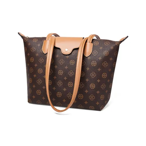 AOKANG PVC Тоут Подмышечный Сумка на плечо Сумка для покупок Mommy Сумка Большая Женская Кофейная Экрю