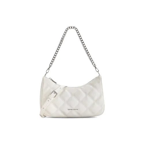 CLEVER KETCH ПУ (полиуретан) Сумка через плечо Женская Экрю Черный