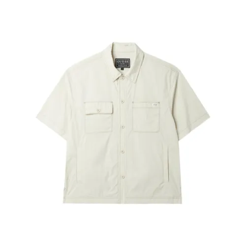 GUESS Бежевые Рубашки Унисекс