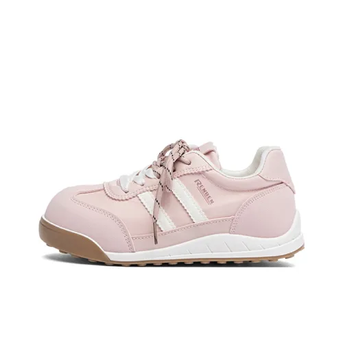 RENBEN Устойчивые к истиранию амортизаторы низкие топ кеды для скейтбординга женские розовые белые