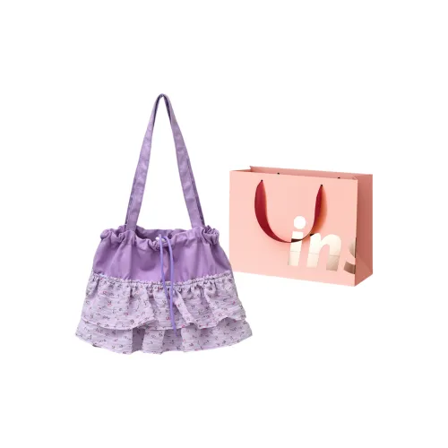 WHEELY BABY + Холст Сумка через плечо Женская Фиолетовая Экрю Черная Синяя