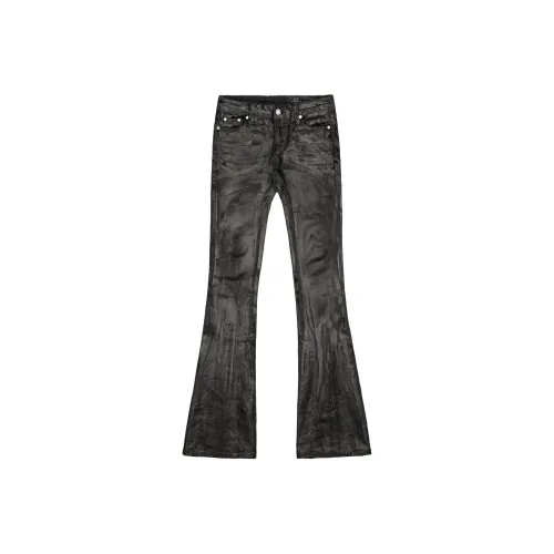 RACER WORLDWIDE Черные Унисекс Джинсы
