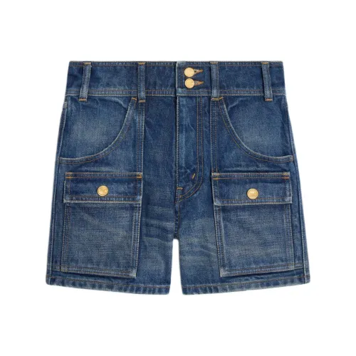 CELINE SS25 Джинсовые шорты Женские Washed