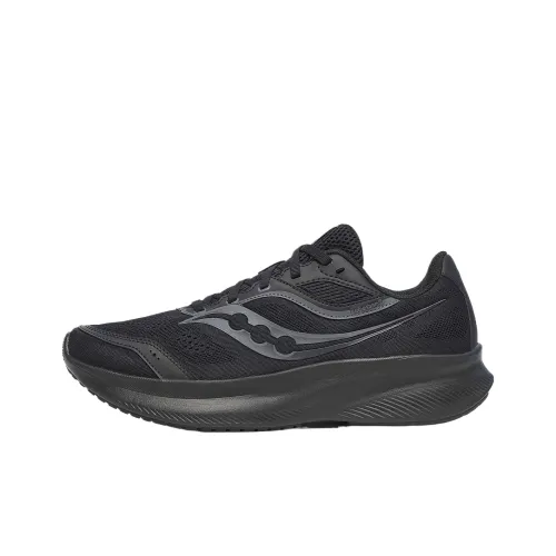 Saucony Cohesion 18 Амортизация Низкий Топ Беговые Кроссовки Мужские Черные