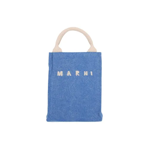 MARNI Cotton Сумка через плечо Сумка Мини Женская Синяя