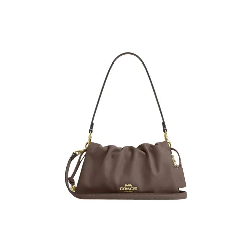 COACH Faye Коровья кожа Сумка через плечо средний размер женский коричневый
