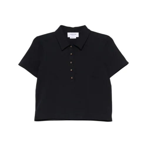 THOM BROWNE Морской синий Женские Поло