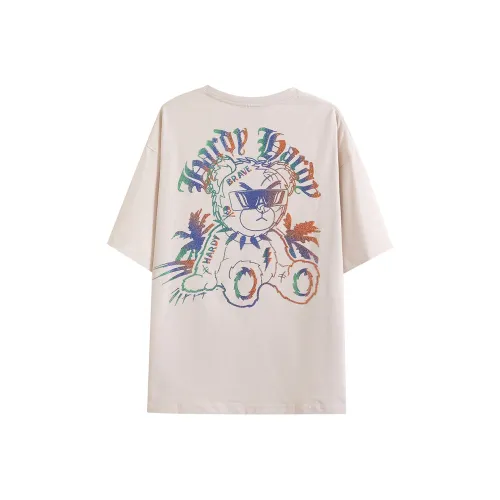 HARDY HARDY Светло-верблюжий Унисекс T Рубашки