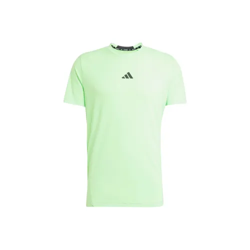 adidas Clothing Лайм Мужская T-Рубашка