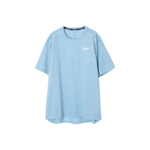 Nike Clothing Светло-синие Мужские T-рубашки
