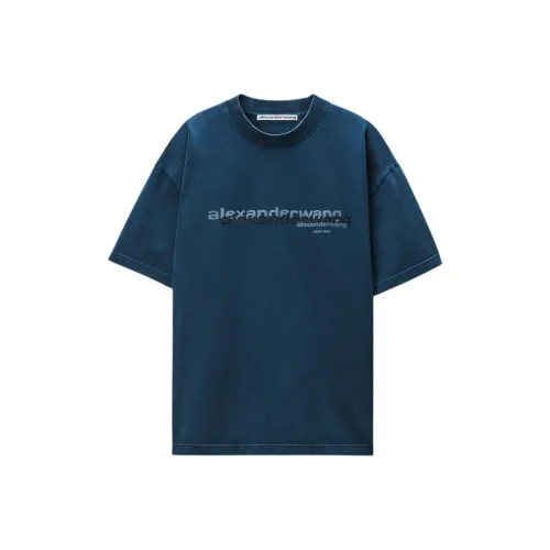 Alexander Wang Морской Синий Мужская T-Рубашка