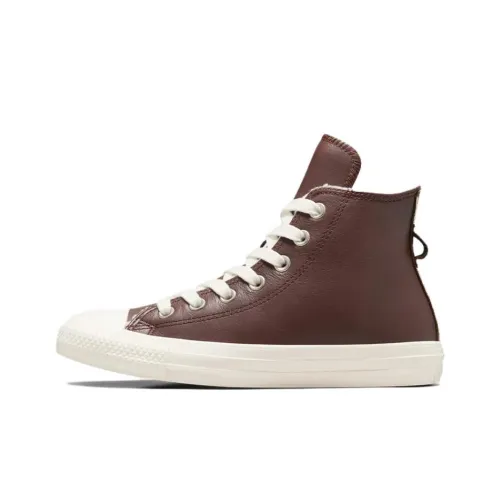Конверс All Star High Top Canvas Shoes Brown Women's